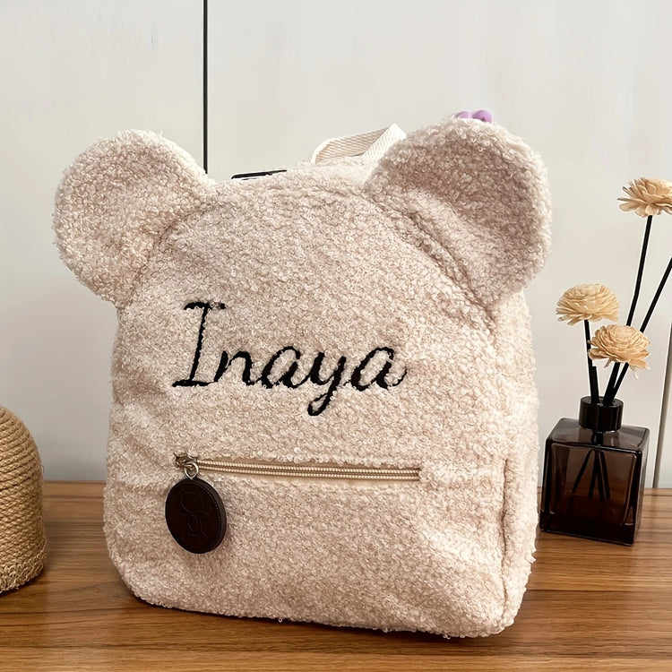 Personalized Plush Backpack with Embroidery – Ideal Gift for a Child