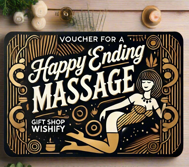 Подаръчен Ваучер с Джоб за Пари „Happy End“ – Оригинална Картичка за Всеки Повод - Wishifyy