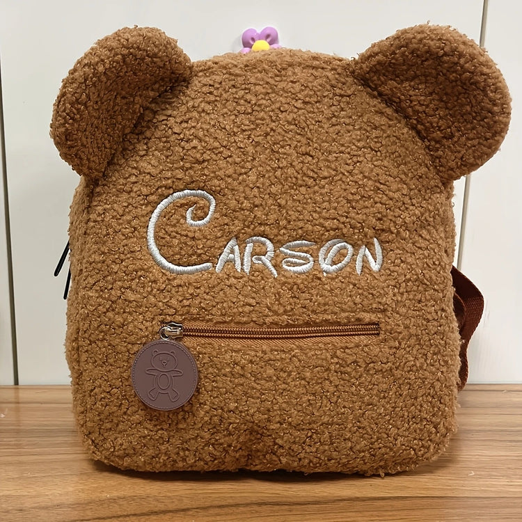 Personalized Plush Backpack with Embroidery – Ideal Gift for a Child