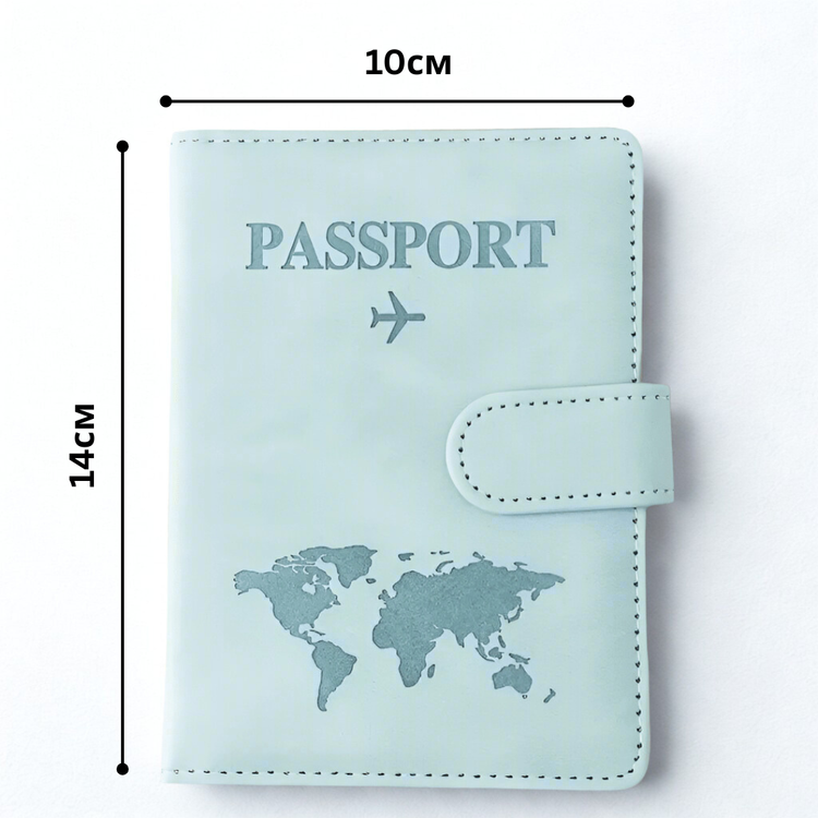 Персонализиран Калъф за Паспорт с Лазерно Гравиране – Име, Инициали или Послание - Wishifyy