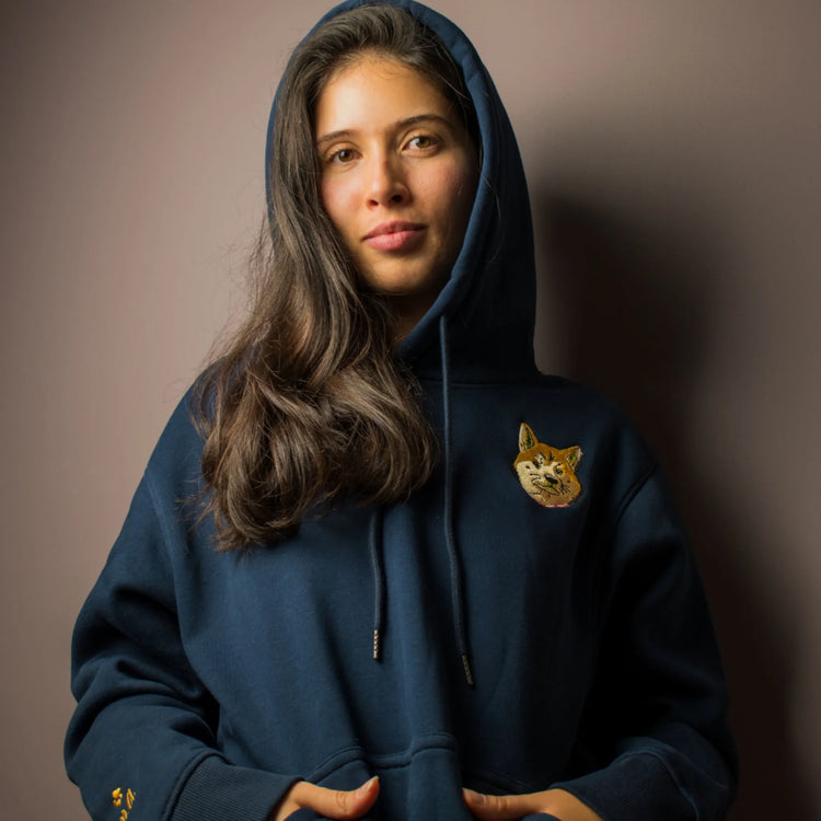 Персонализиран суитшърт с бродиран портрет на домашен любимец - Wishifyy