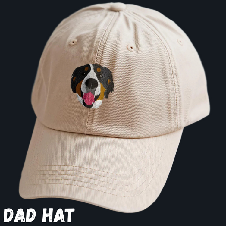 Personalized hat with embroidered pet – By photo