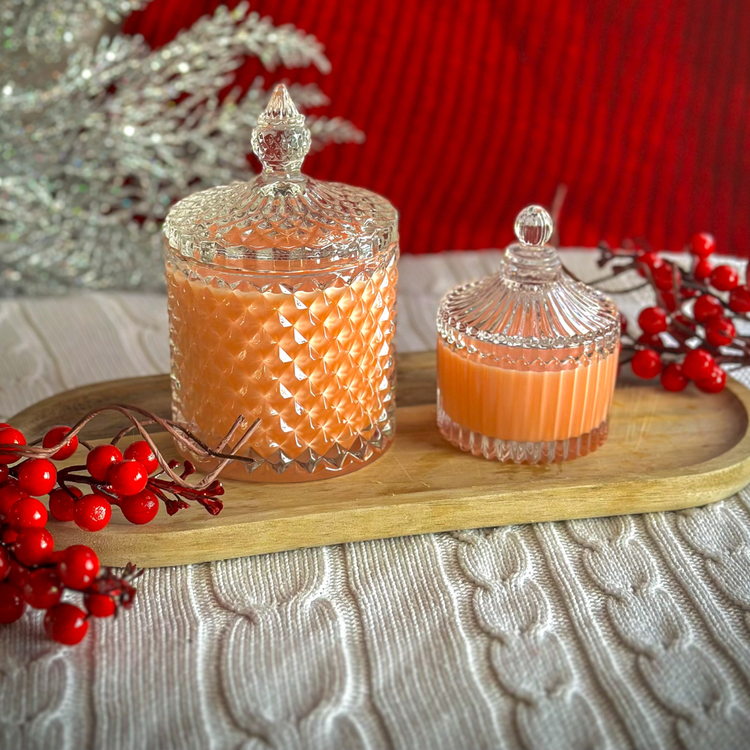 Ароматна Свещ в Стъкленица – Кокосово-Соев Восък (230g / 70g)