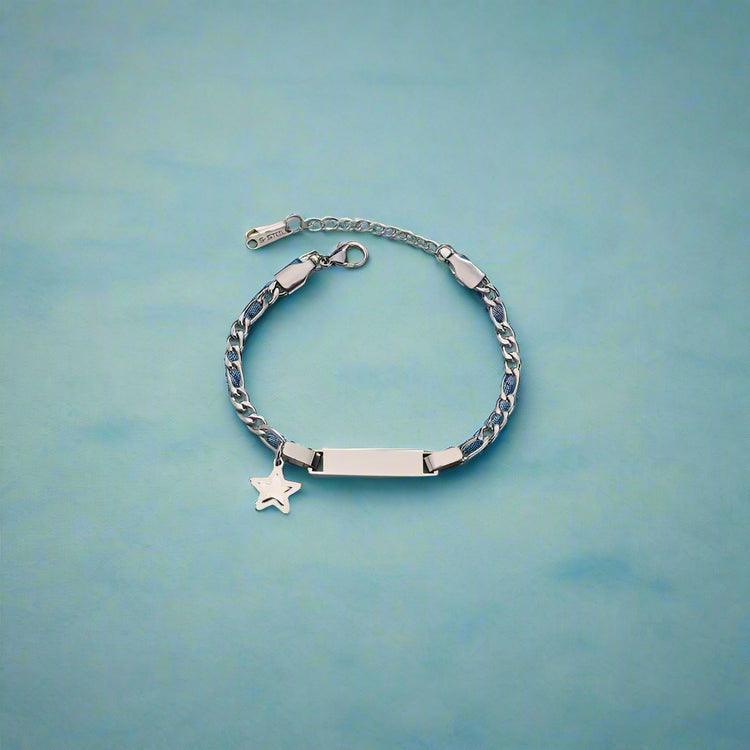 Personalized Gold/Silver Bracelet Or Anklet With Engraving