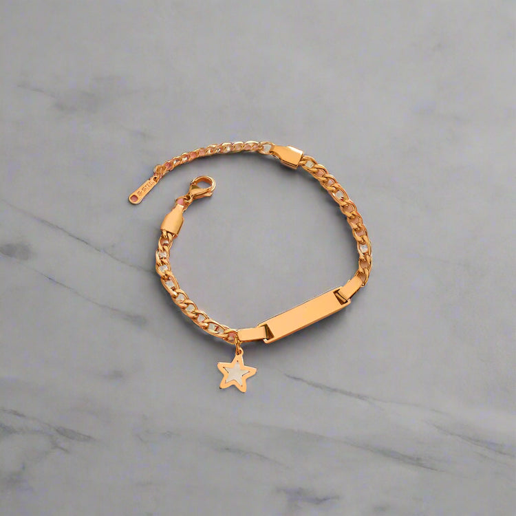 Personalized Gold/Silver Bracelet Or Anklet With Engraving