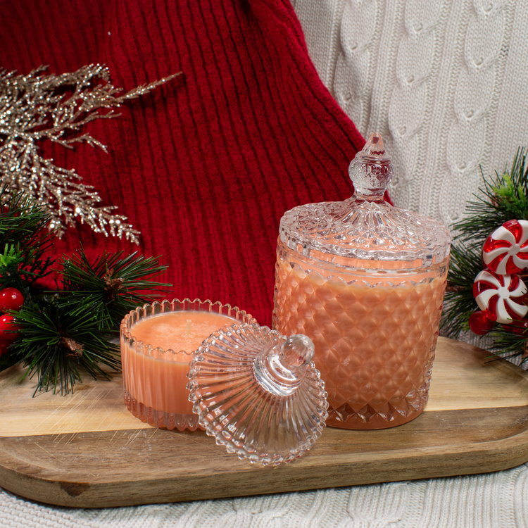 Ароматна Свещ в Стъкленица – Кокосово-Соев Восък (230g / 70g)