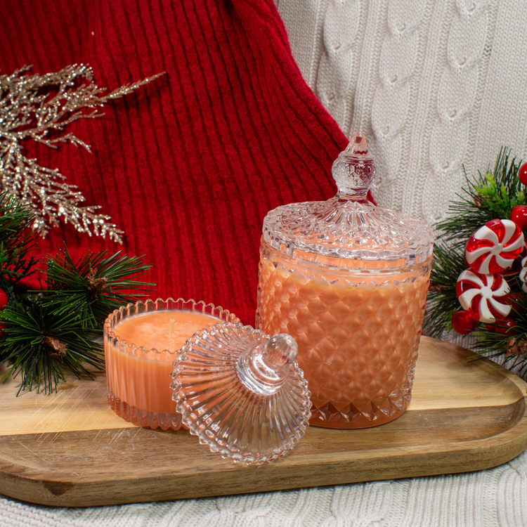 Ароматна Свещ в Стъкленица – Кокосово-Соев Восък (230g / 70g)