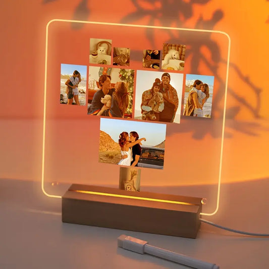 Personalized LED Night Light with Photo – Unique Gift