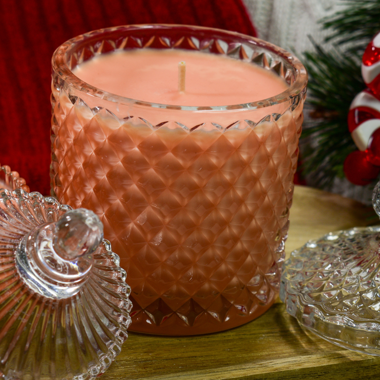 Ароматна Свещ в Стъкленица – Кокосово-Соев Восък (230g / 70g)