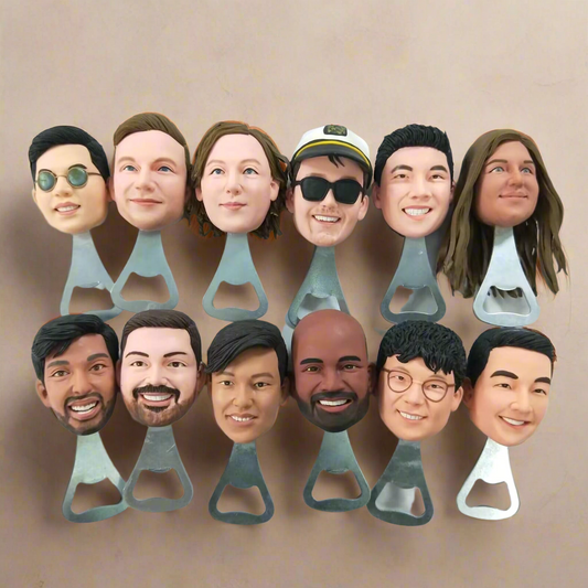 Personalized corkscrew or stopper with photo – Unique gift
