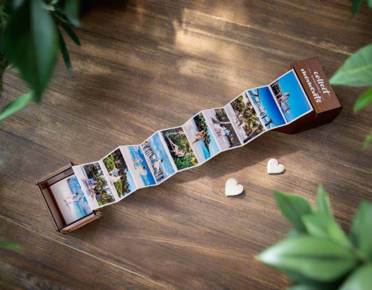 Personalized wooden photo album – a unique gift with photos