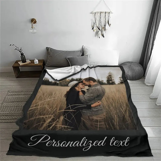 Personalized blanket with photo collage – Ideal gift