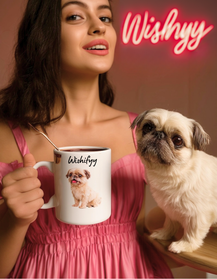 Personalized mug with pet photo and name – Gift for dog and cat lovers