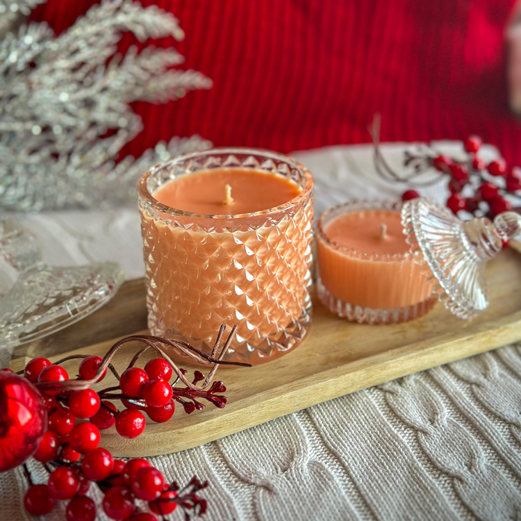 Ароматна Свещ в Стъкленица – Кокосово-Соев Восък (230g / 70g)