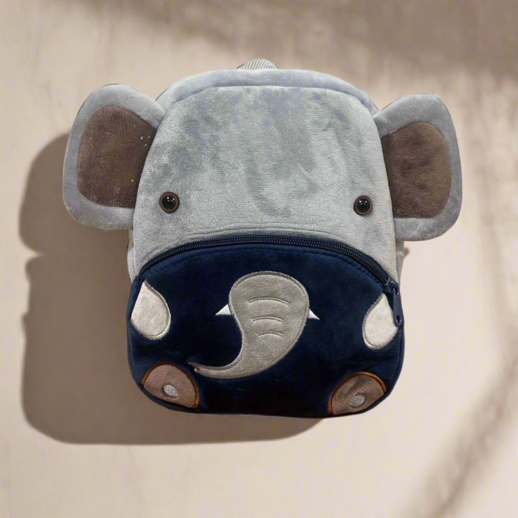Personalized Plush Elephant Backpack with Name of Your Choice