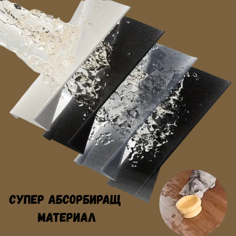 Персонализирана постелка за кучешка храна – Име и супер абсорбираща повърхност