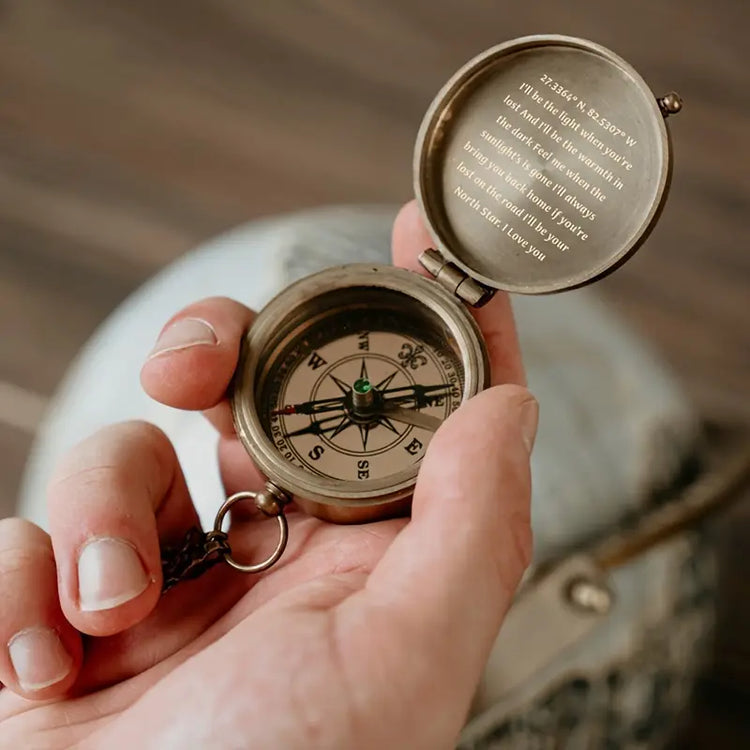 Personalized Engraved Compass – A Unique Gift for Special Occasions