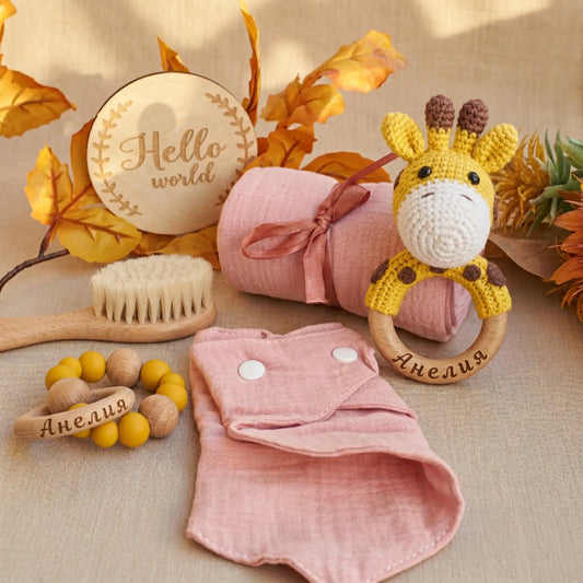 Детски Персонален Подаръчен Комплект – Ръчно Изработен