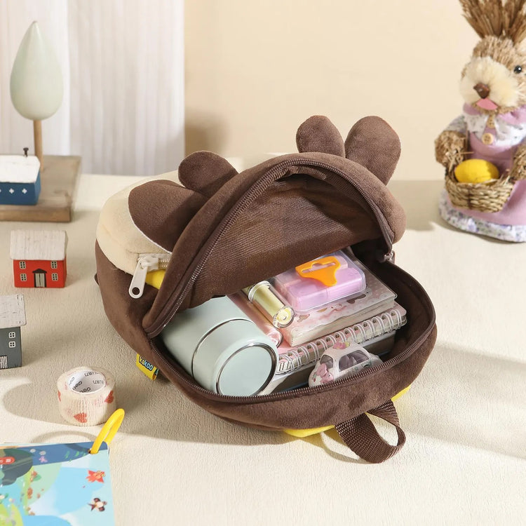 Плюшена Раница с Име – Жираф, Бродерия по Избор | Подарък за Дете