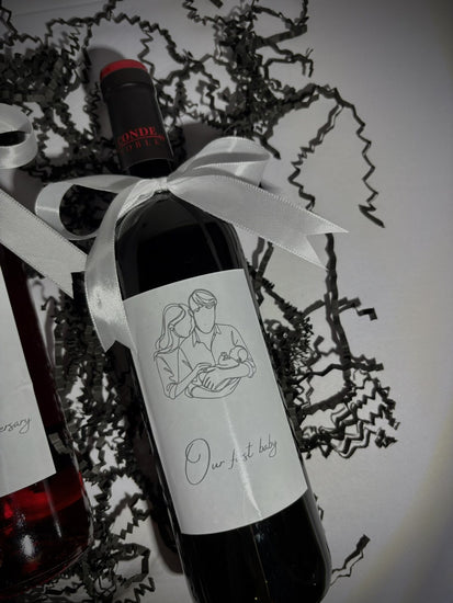 Персонализирана Бутилка Вино с Послание – Бяло, Розе или Червено - Wishifyy