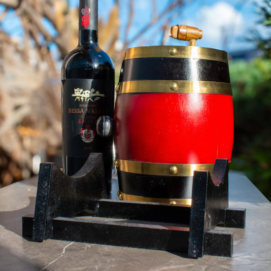 Персонализирана Мини Бъчва от Бял Дъб – 1.5L | Гравиране по Избор - Wishifyy