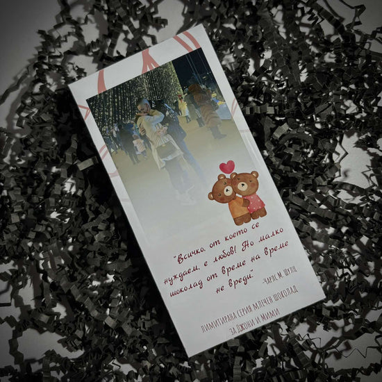 Персонализиран Млечен Шоколад със Снимка и Послание - Wishifyy