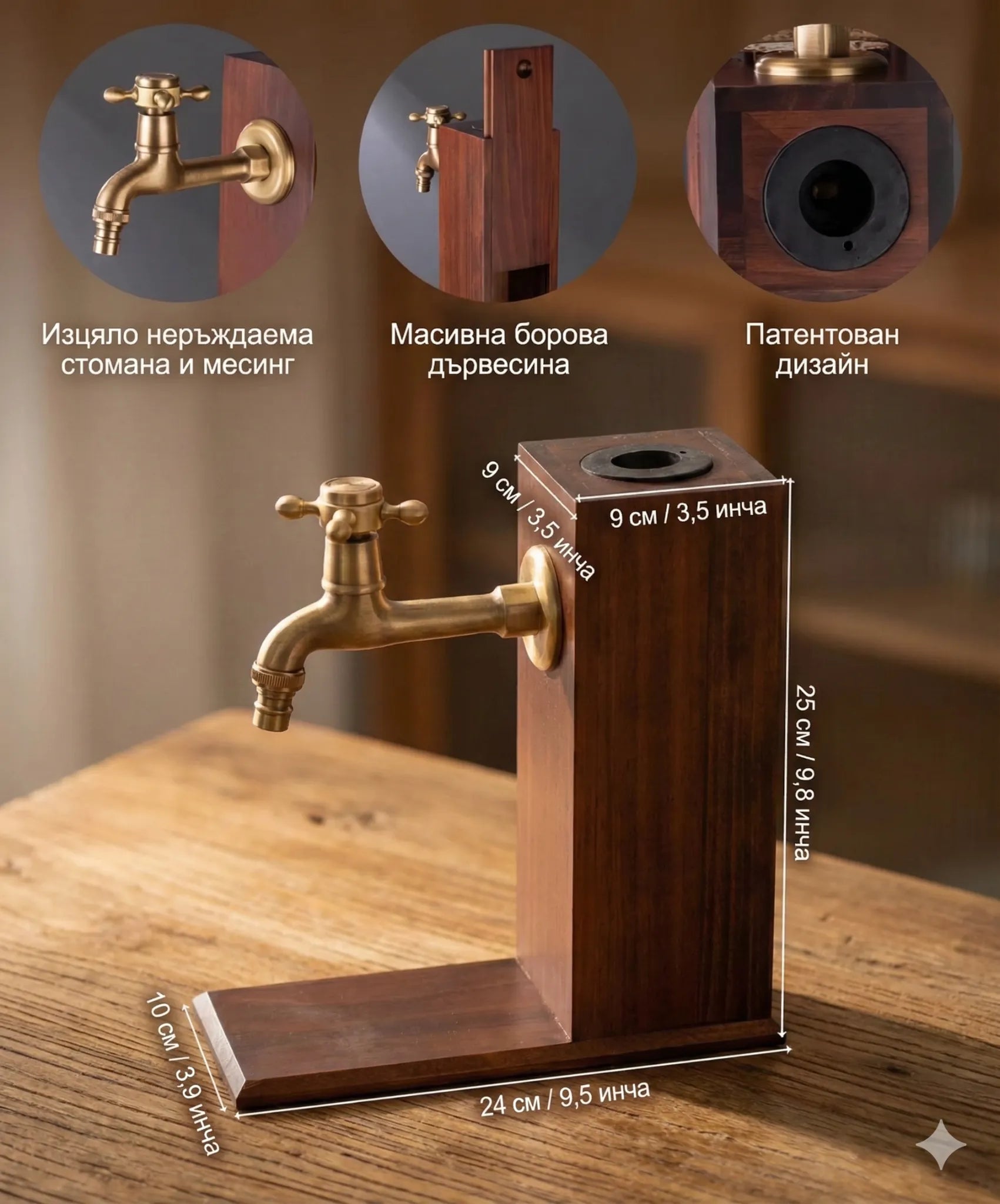 Премиум Диспенсър за Алкохол - Перфектен Подарък за Мъж - Wishifyy