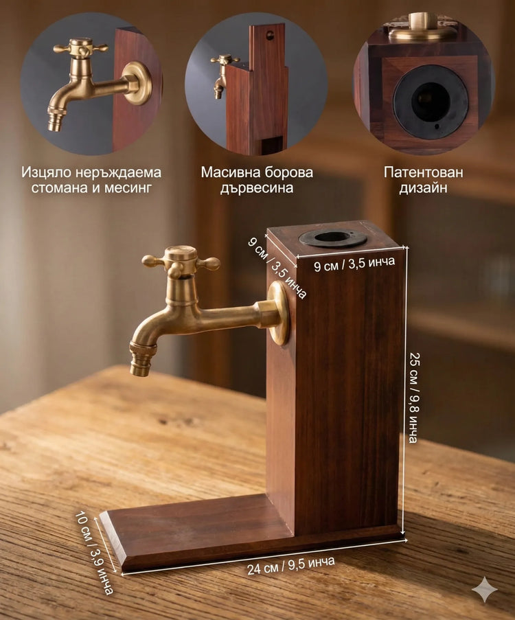 Премиум Диспенсър за Алкохол - Перфектен Подарък за Мъж - Wishifyy