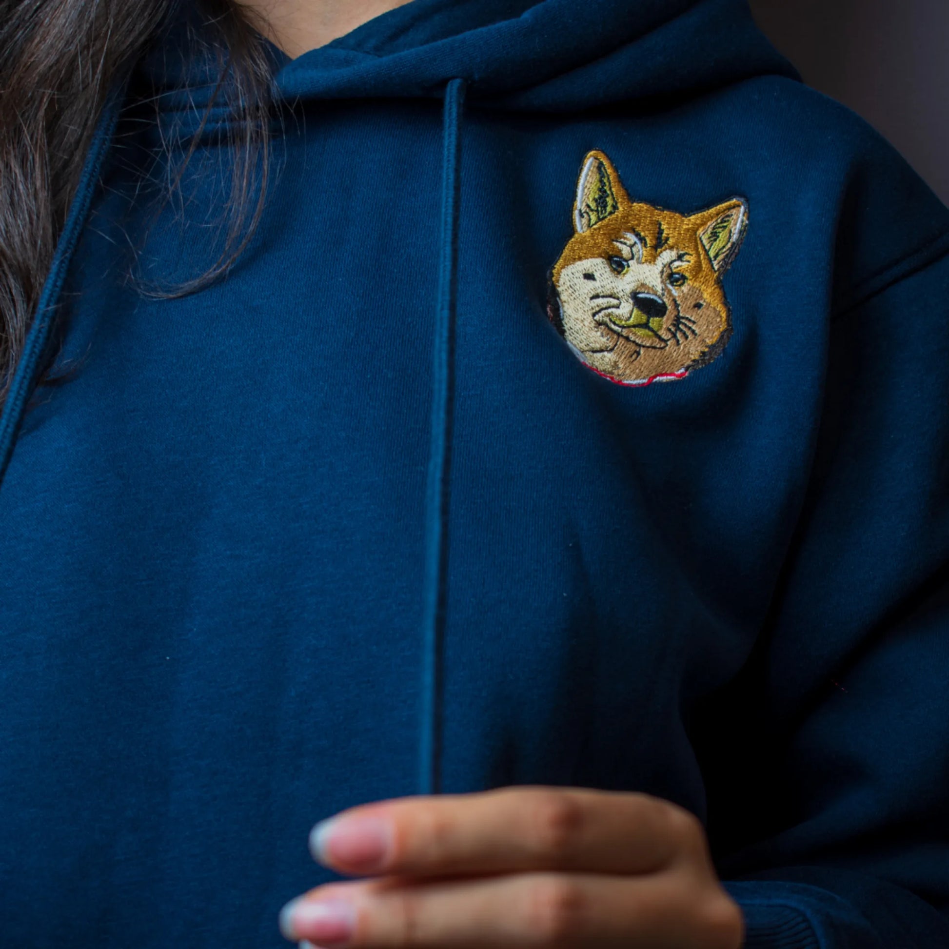 Персонализиран суитшърт с бродиран портрет на домашен любимец - Wishifyy