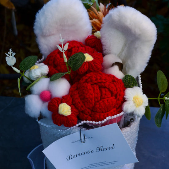 Ръчно Плетен Букет Рози – Уникален, Дълготраен и Елегантен Подарък - Wishifyy