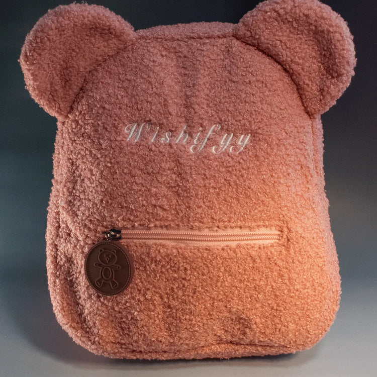 Персонализирана Плюшена Раница с Бродерия – Идеален Подарък за Дете - Wishifyy