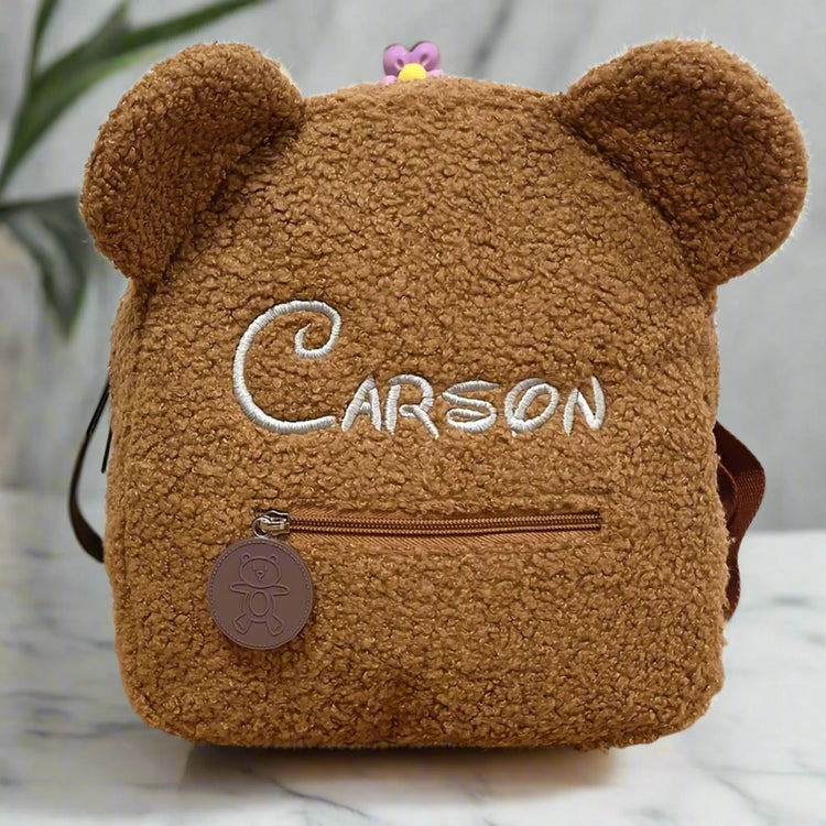 Персонализирана Плюшена Раница с Бродерия – Идеален Подарък за Дете - Wishifyy