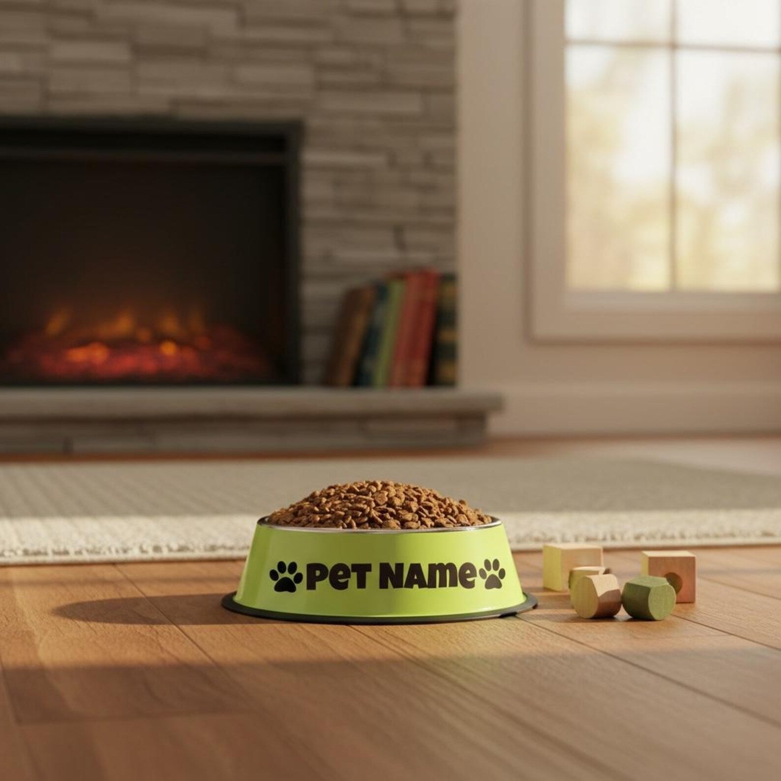 Купичка с Име – Неръждаема, Противохлъзгава | Персонализирана за Любимци - Wishifyy