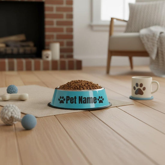 Купичка с Име – Неръждаема, Противохлъзгава | Персонализирана за Любимци - Wishifyy