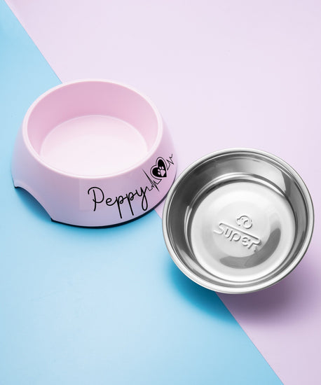 Купичка с Име – Неръждаема, Противохлъзгава | Персонализирана за Любимци - Wishifyy