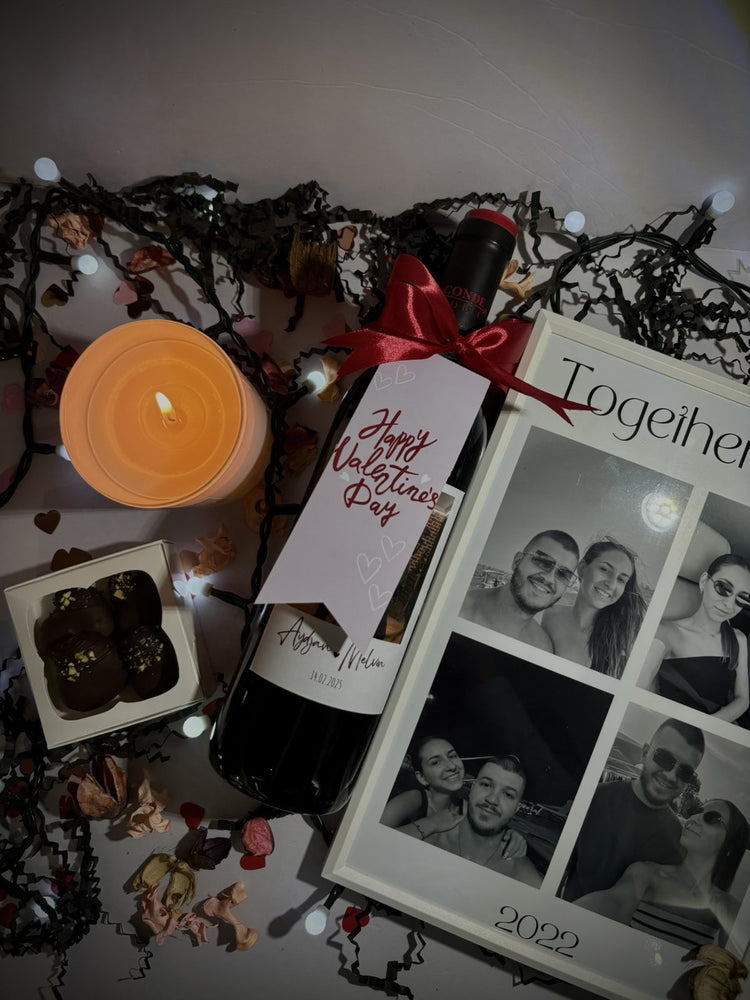 Персонализиран Подаръчен Комплект „За него 🖤 и За нея 🤍“ - Wishifyy